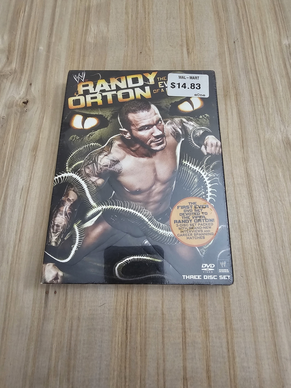 WWE Randy Orton DVD - Black, Gold